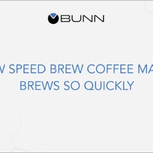 BUNN Speed Brew - How it Works